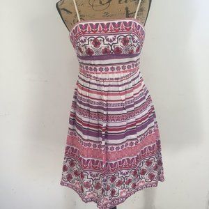 Beautiful printed A-line summer dress